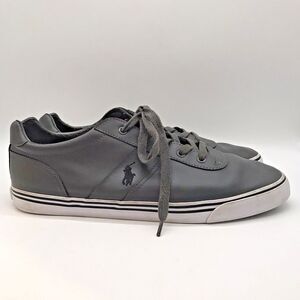 Polo Ralph Lauren Hanford Gray Low Top Lace Up Shoes Men's 15D Fashion Sneakers